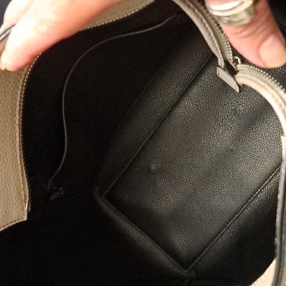 Hand Crafted Painted Leather Bag Tote Butterflies - Picture 13 of 17